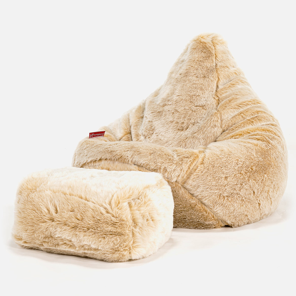 LOUNGE PUG Cream Bean Bag Chairs Gaming Chair Beanbag UK