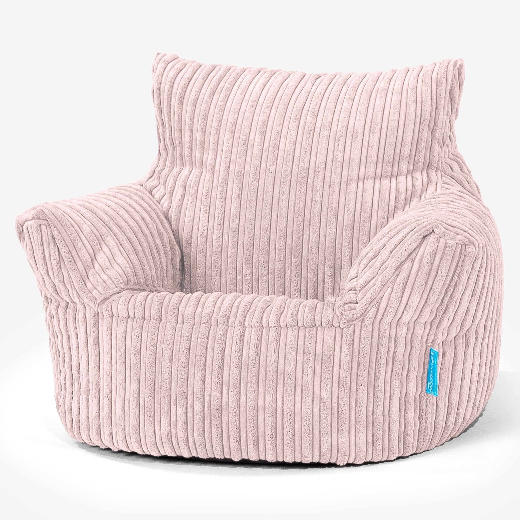 Toddlers Armchair 1 3 yr Bean Bag Cord Blush Pink