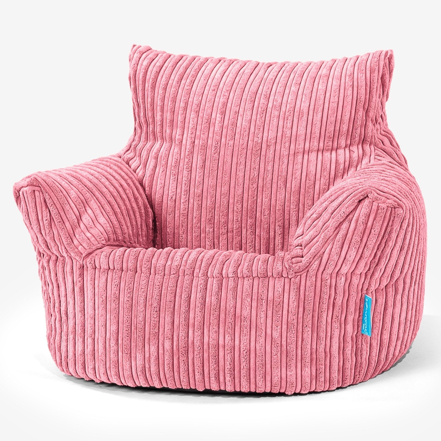Lounge Pug Cord Childrens Toddler Armchair Kids Bean Bags UK Coral Pink The Lounge Pug