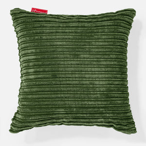 Scatter Cushion 47 x 47cm - Cord Forest Green 01